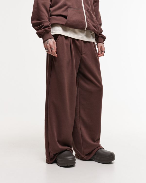 Брюки Baggy Trousers Logo French Roast - фото 3