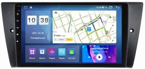 Магнитола для BMW 3-серии (E90) 2005-2012 (без штатного экрана) - Parafar PF397LUX2UHD на Android 13, Быстрая, QLED, CarPlay, 4G SIM-слот