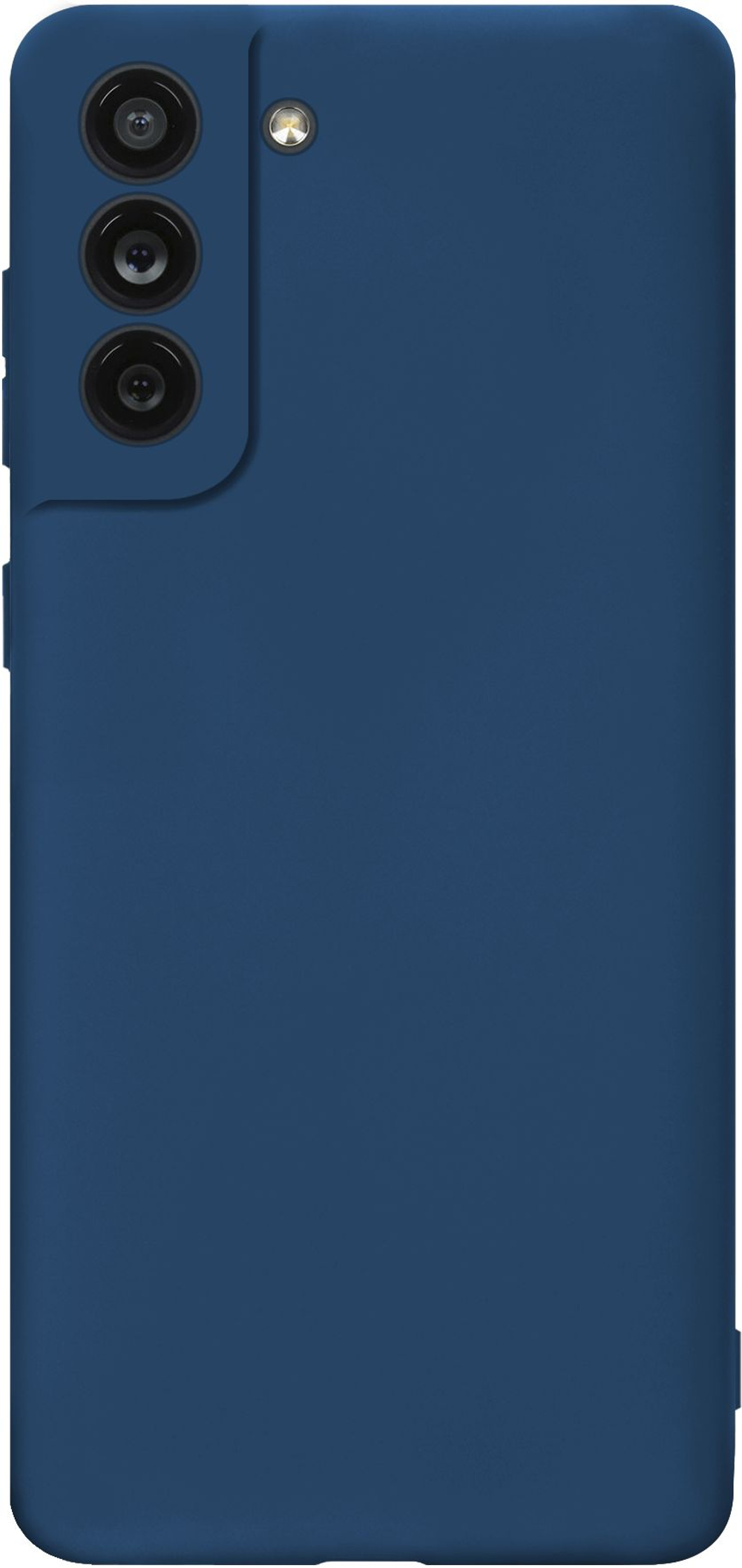 Мягкий Soft Touch чехол из силикона для SAMSUNG GALAXY S21 FE с бархатной подкладкой