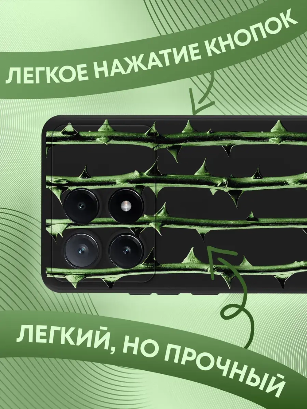 Чехол Xiaomi Poco X6 Pro с принтом