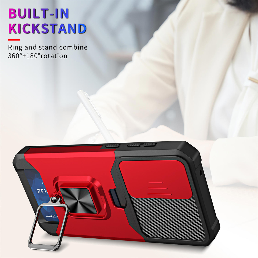 Противоударный чехол Сard Reader Case для Samsung Galaxy S23 FE