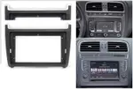Магнитола для Volkswagen Polo 5 2009-2020 (рамка черная матовая) - FarCar S400-DX монитор 9.5" IPS на Android 13, CarPlay
