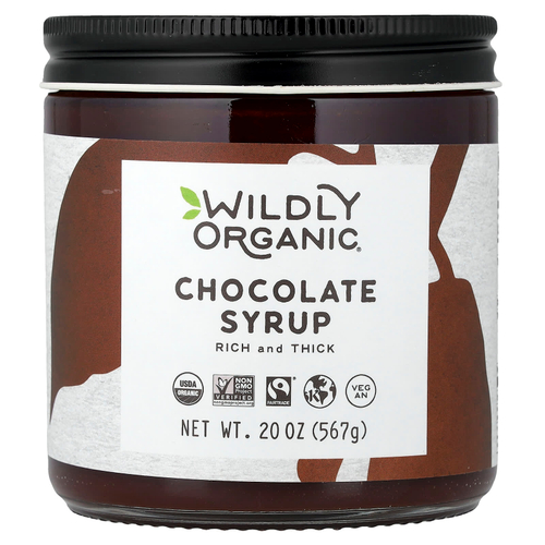 Wildly Organic, шоколадный сироп, 567 г (20 унций)
