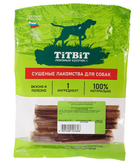 Корень бычий TITBIT для собак, мягкая упаковка