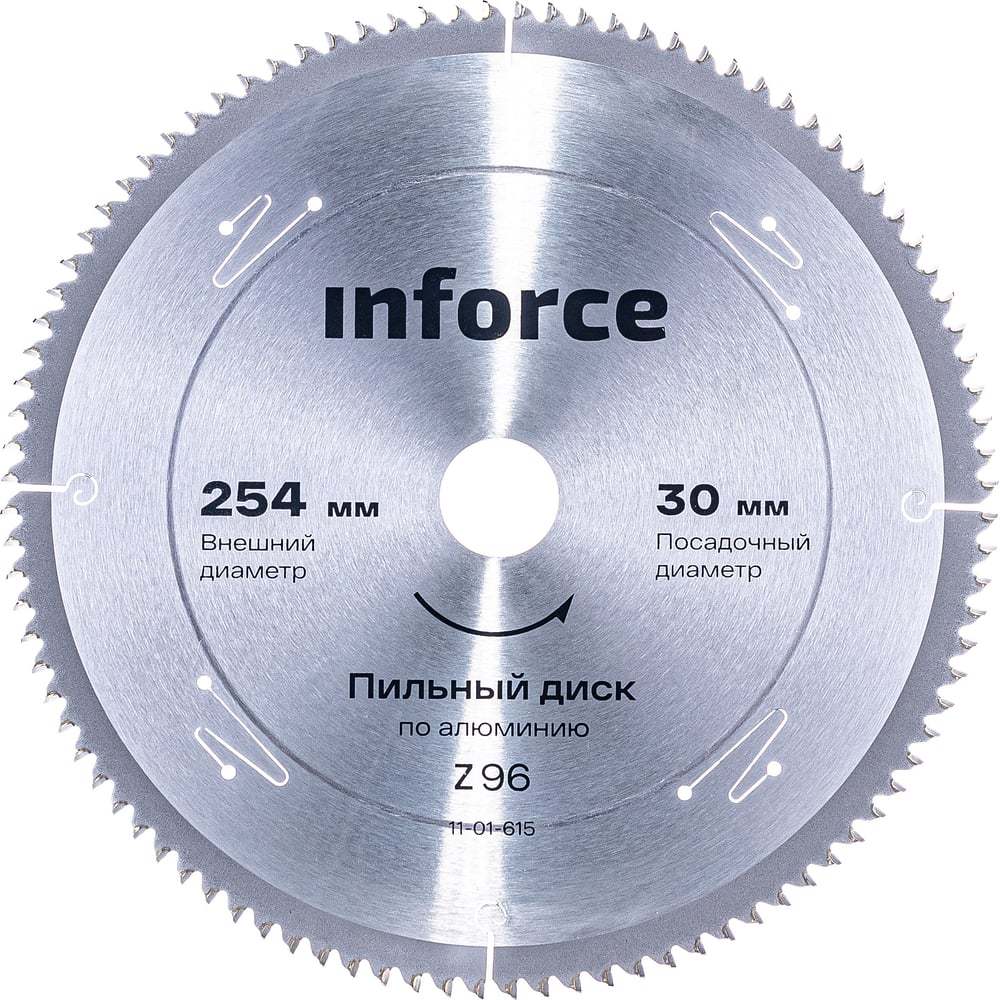 Диск пильный по алюминию (254х30 мм; 96Z) Inforce 11-01-615