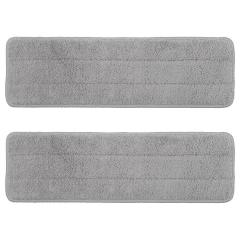 Набор насадок для швабры IKEA PEPPRIG (ПЕППРИГ), Серый, 12x37 см, 2 шт
