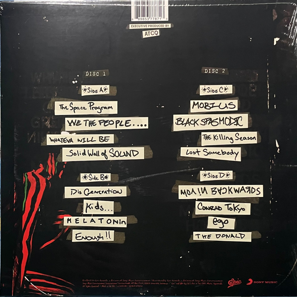 A Tribe Called Quest ‎– We Got It From Here…Thank You 4 Your Service 2LP (Европа 2024г.)