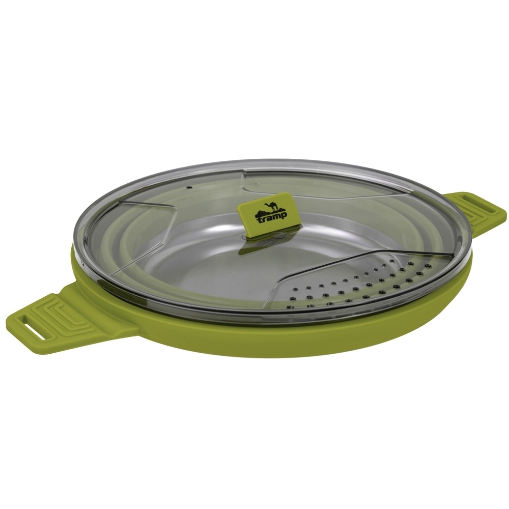 Котелок складной силиконовый Tramp 2,5 л TRC-146, оливковый