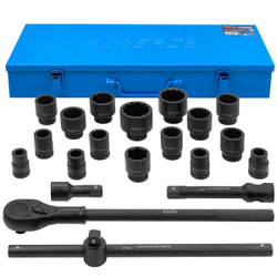 Набор инструментов ударных 21пр, 3/4''(12гр.) Forsage F-6212-9MPB