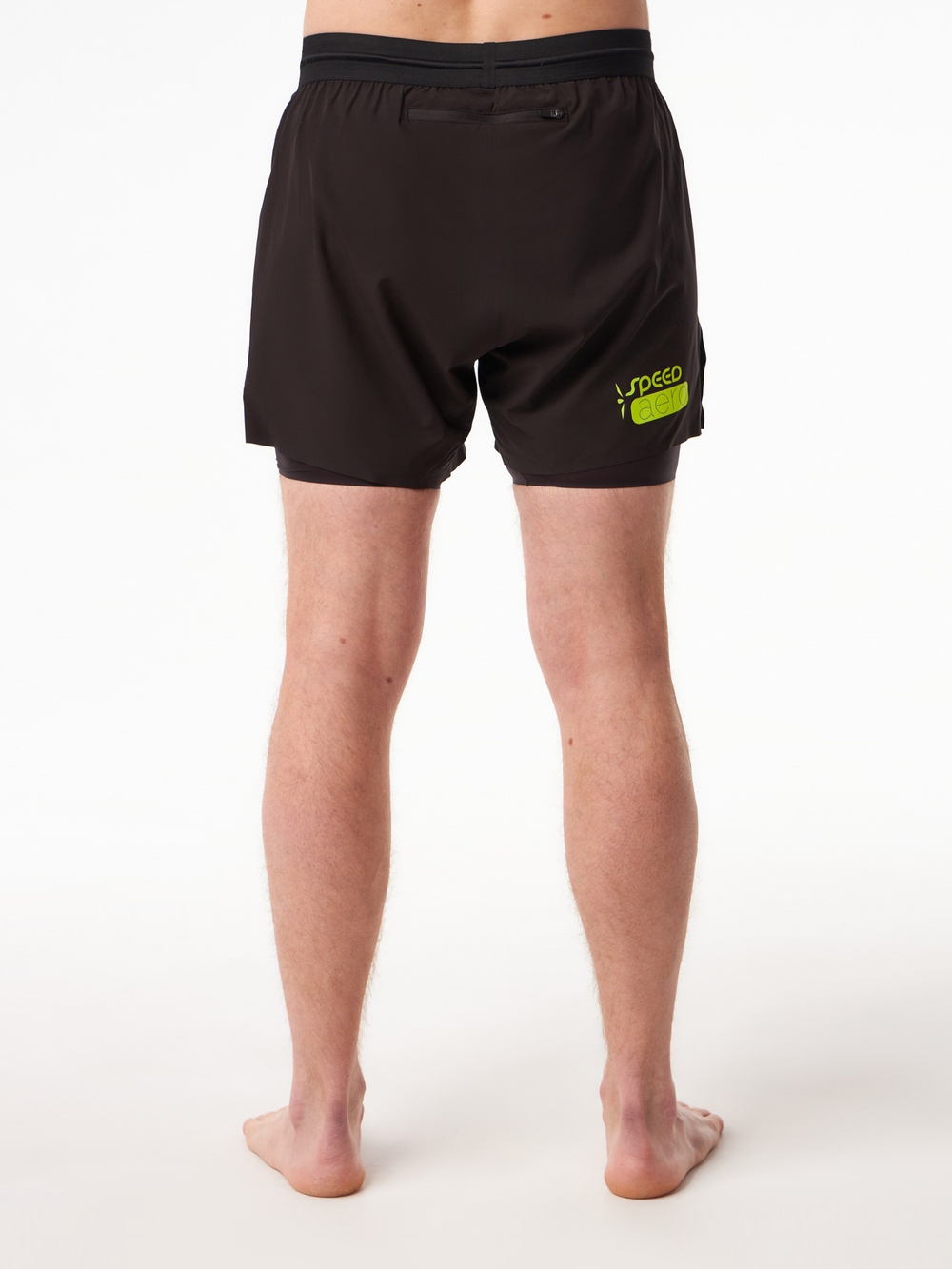 ШОРТЫ МУЖСКИЕ SPEED AERO 5 ELEVATE 2IN1 SHORT | BLACK YELLOW