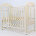 Кровать детская 120*60 "ДАРИНА"-2 (арт.49) кол/кач (слоновая кость)