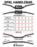 Руль ONEGRIPPER SPRL 104мм (ВЫСОКИЙ / HI) - Black (Черный)