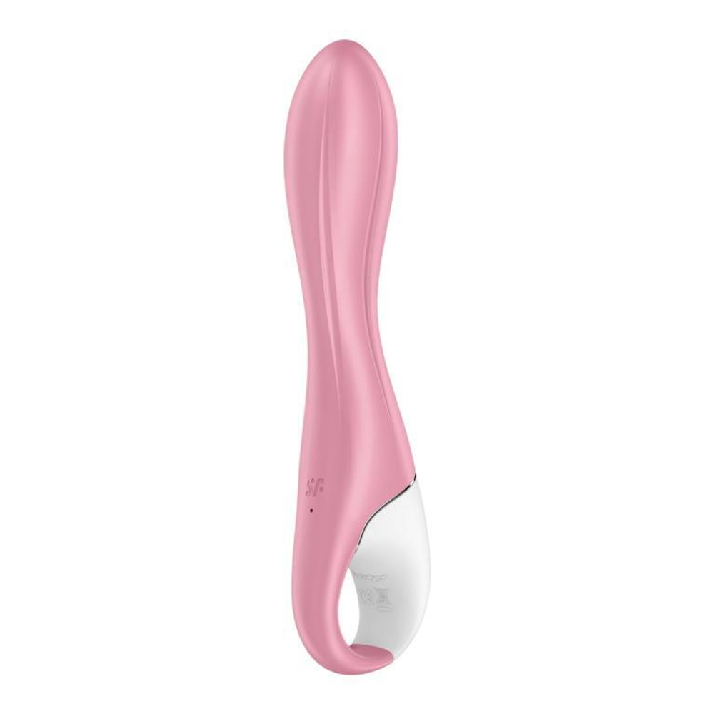 Розовый вибромассажер с функцией расширения Air Pump Vibrator 2 - 20,9 см. (Цвет: розовый)