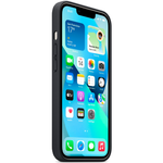 Кожаный чехол с поддержкой MagSafe Apple Leather Case для iPhone 13, Midnight (Темная ночь)