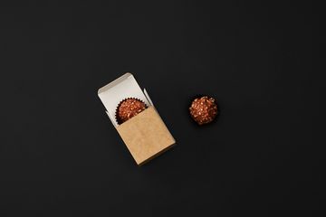 Упаковка для 1 конфеты. Кубик