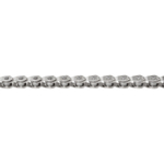 Цепь HL1 Wide Silver 1/2"х1/8" 100зв. 9,4мм singlespeed повыш. прочности (до 1050кг) в пластик. коробке 1скор./BMX серебро KMC