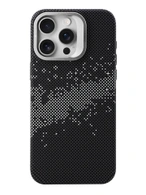 Чехол накладка iPhone 16 Pro 6.3" Gurdini Carbon Design (Magsafe & Lense holder) Galaxy Black