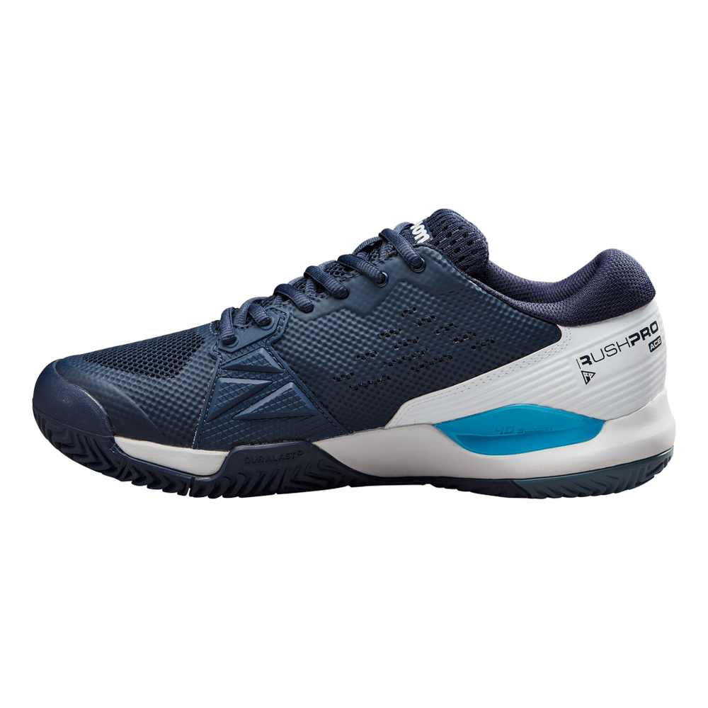 Мужские теннисные кроссовки Wilson Rush Pro Ace All Court Shoe Men - Dark Blue, White