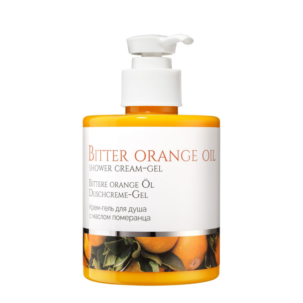 Крем-гель для душа с маслом померанца. Bitter orange oil shower cream-gel Leistern 300ml