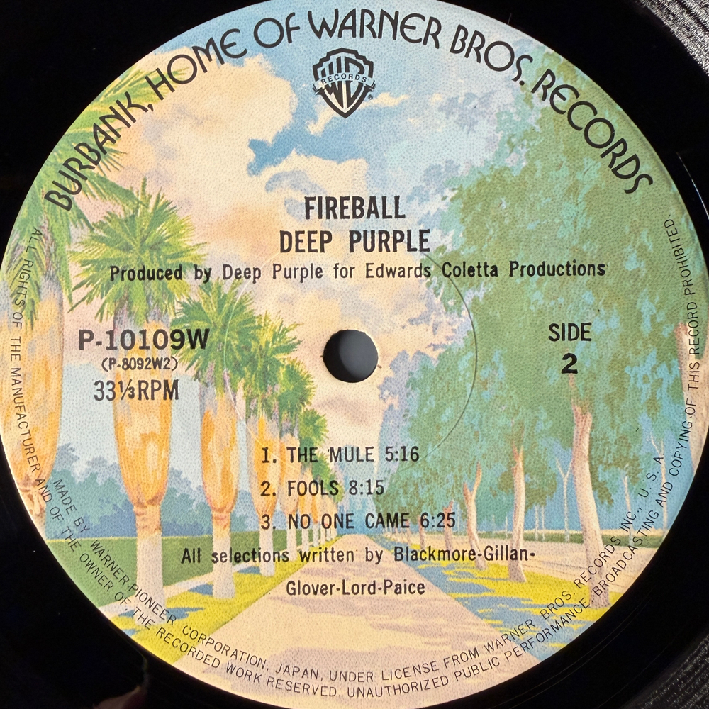 Deep Purple – Fireball (Япония 1976г.) Т