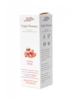 Эликсир для интимного ухода Triple Pleasure французская карамель , 65 гр. (Цвет: Желтый)