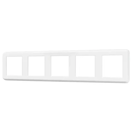 Рамка пластиковая FRM-VERSA-PL-5-WH (Arlight, -)