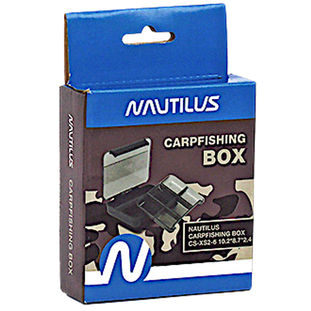 Коробка Nautilus Carpfishing Box CS-XS2-6 102х87х24мм 2/6отд. -