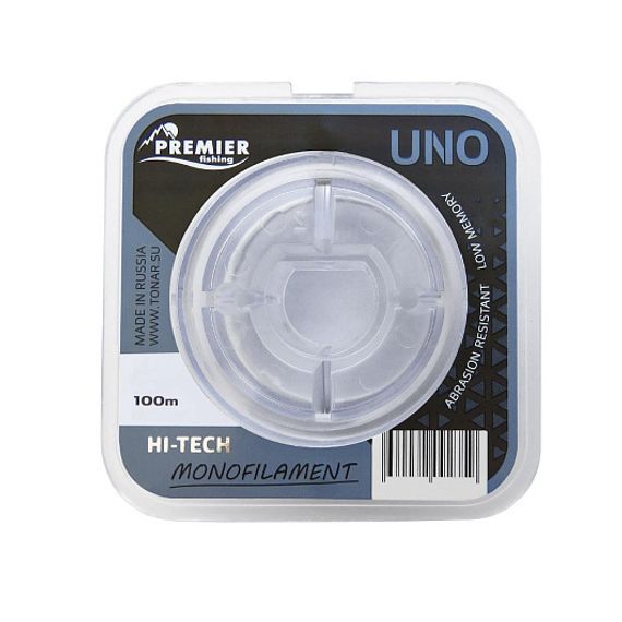 Леска UNO 0,12mm/100m Clear Nylon (PR-U-C-012-100) Premier Fishing