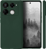 Мягкий Soft Touch чехол из силикона для INFINIX NOTE 40 PRO / 40 PRO PLUS с бархатной подкладкой