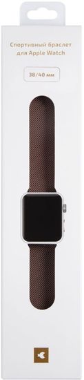 Ремешок миланская петля moonfish для Apple watch - 38/40/41 мм, розовый