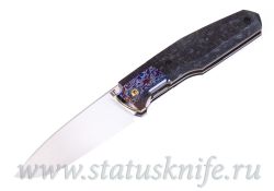 Сет 4 ножа CKF/Philippe Jourget FIF20 2021 (M390, Ti , CF, ZircuTi, Больстер)фотография - 16