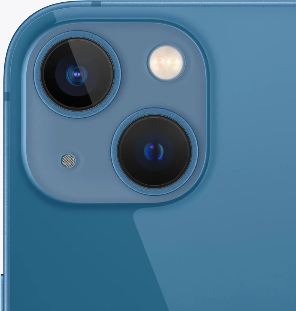 Смартфон Apple A2633 iPhone 13 128Gb 4Gb синий моноблок 3G 4G 1Sim 6.1" 1170x2532 iOS 16 12Mpix 802.11 a/b/g/n/ac/ax NFC GPS GSM900/1800 GSM1900 Protect