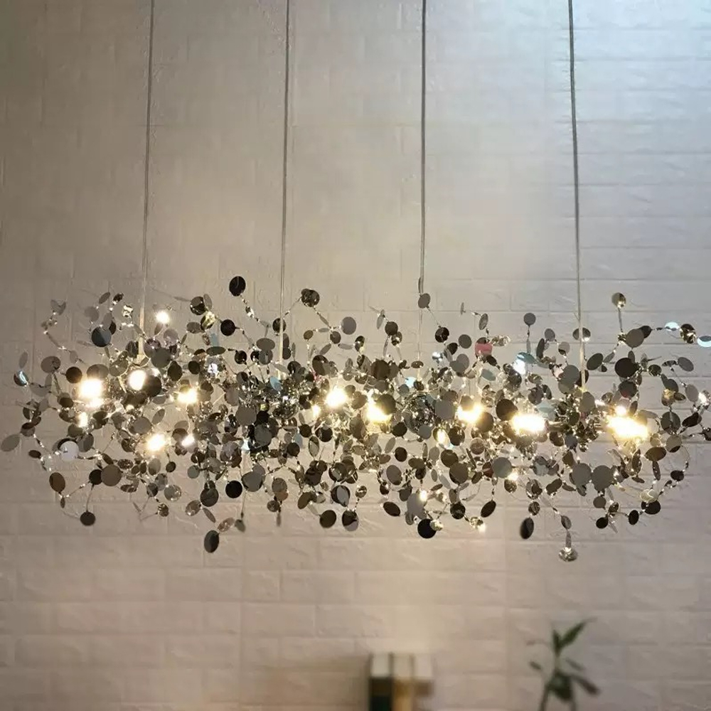 Pendant design lamp Argent by Terzani (Silver)