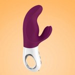 Кролик-вибратор Miss Bi от Fun factory (ежевичный)