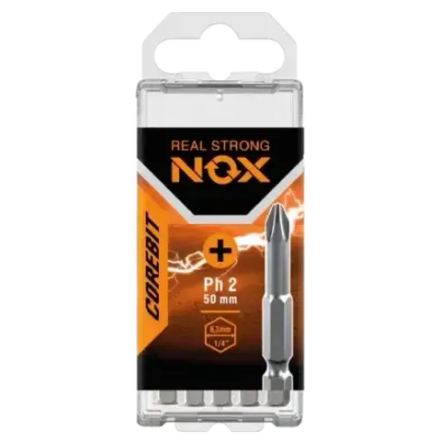 Бита PH 2х50мм бокс 10шт NOX COREBIT 335250