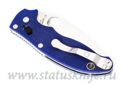 Нож Spyderco Manix 2 S110V темно-синяя рукоять C101GPDBL2фотография - 8