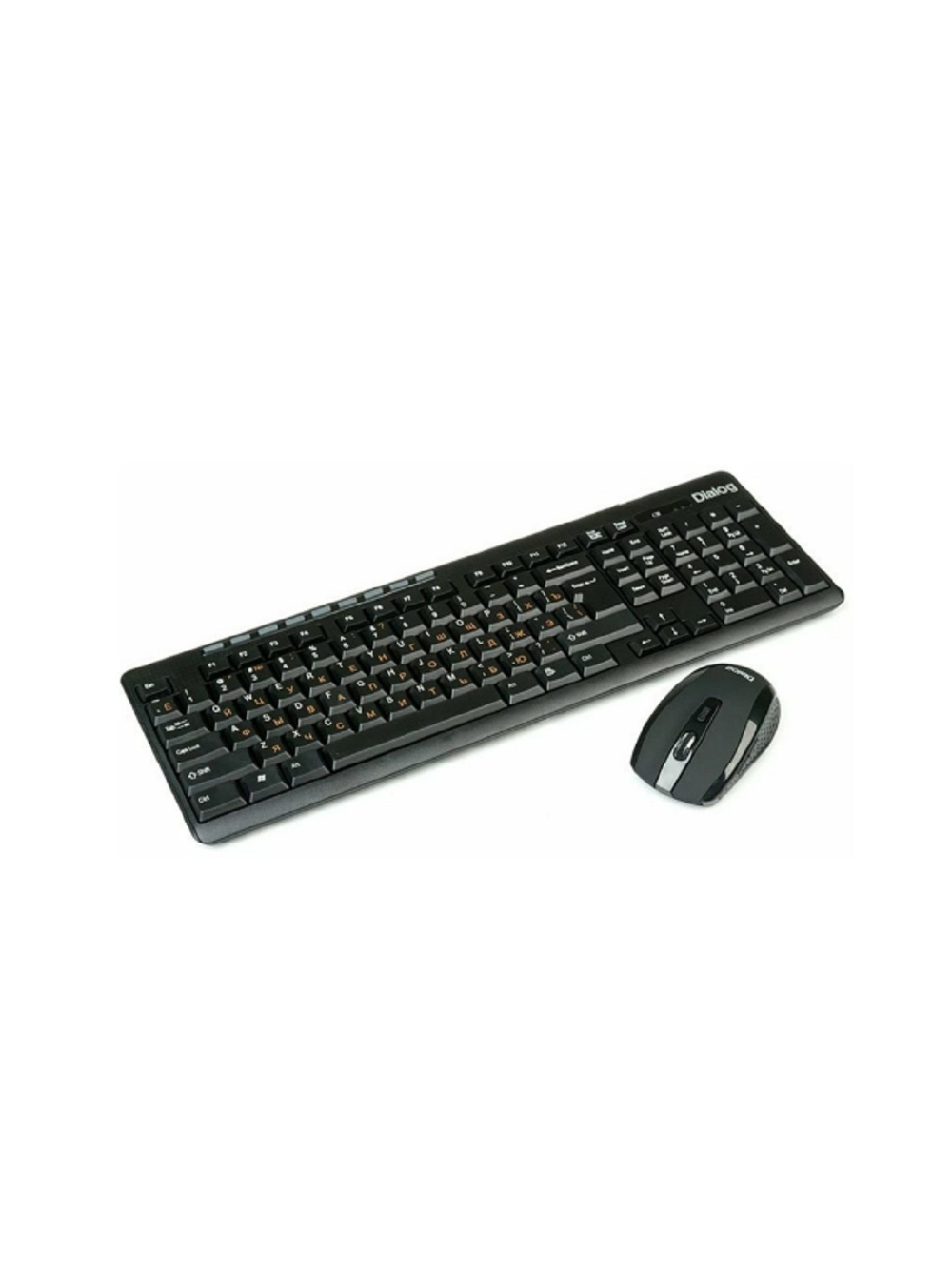 Dialog Клавиатура + мышка KMROP-4020U Pointer RF 2.4G - USB {Беспроводной набор , радиоклавиатура + опт. радиомышь 6D}
