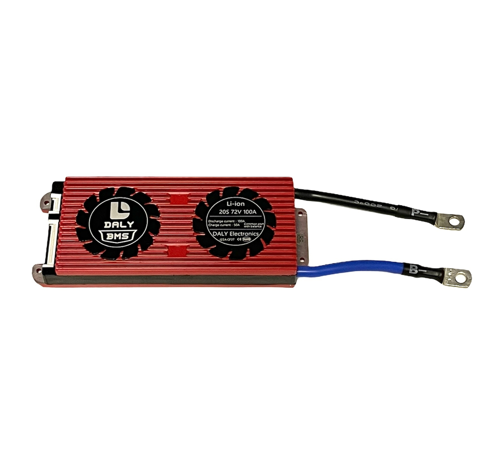 Плата контроля BMS Li-ion 20S 72V 100A