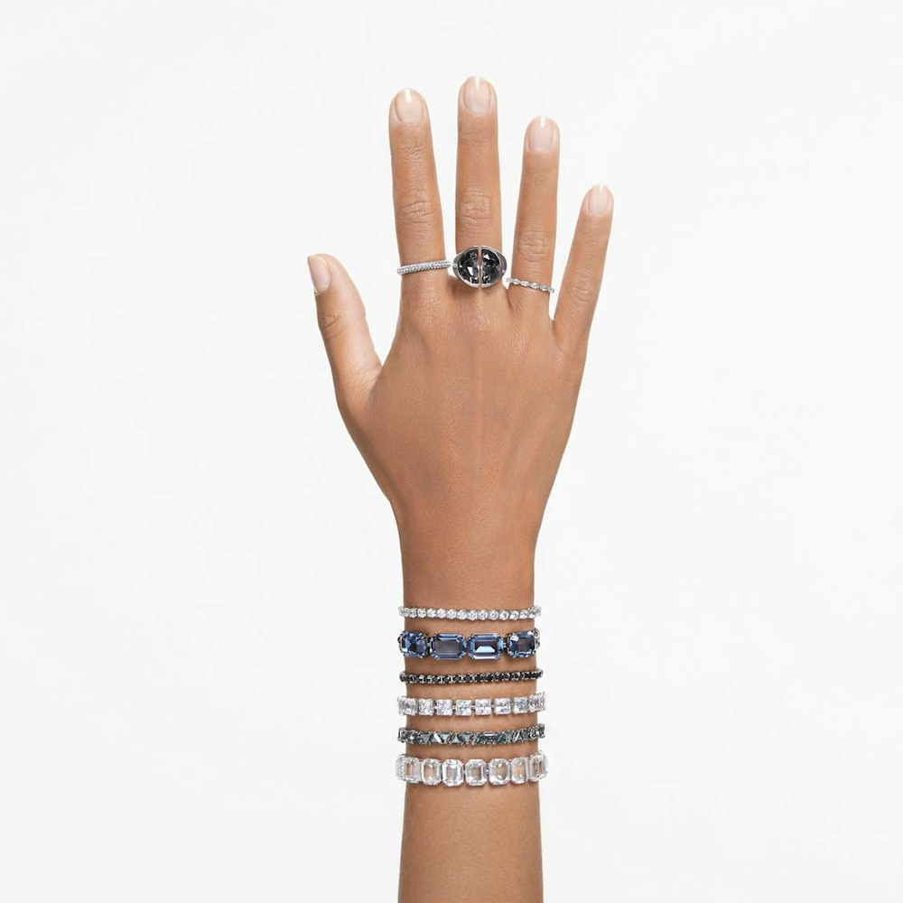 LUCENT:RING HALF CUT GRY/RHS 55