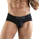 Черные мужские трусы-брифы Clever Berna Classic Brief