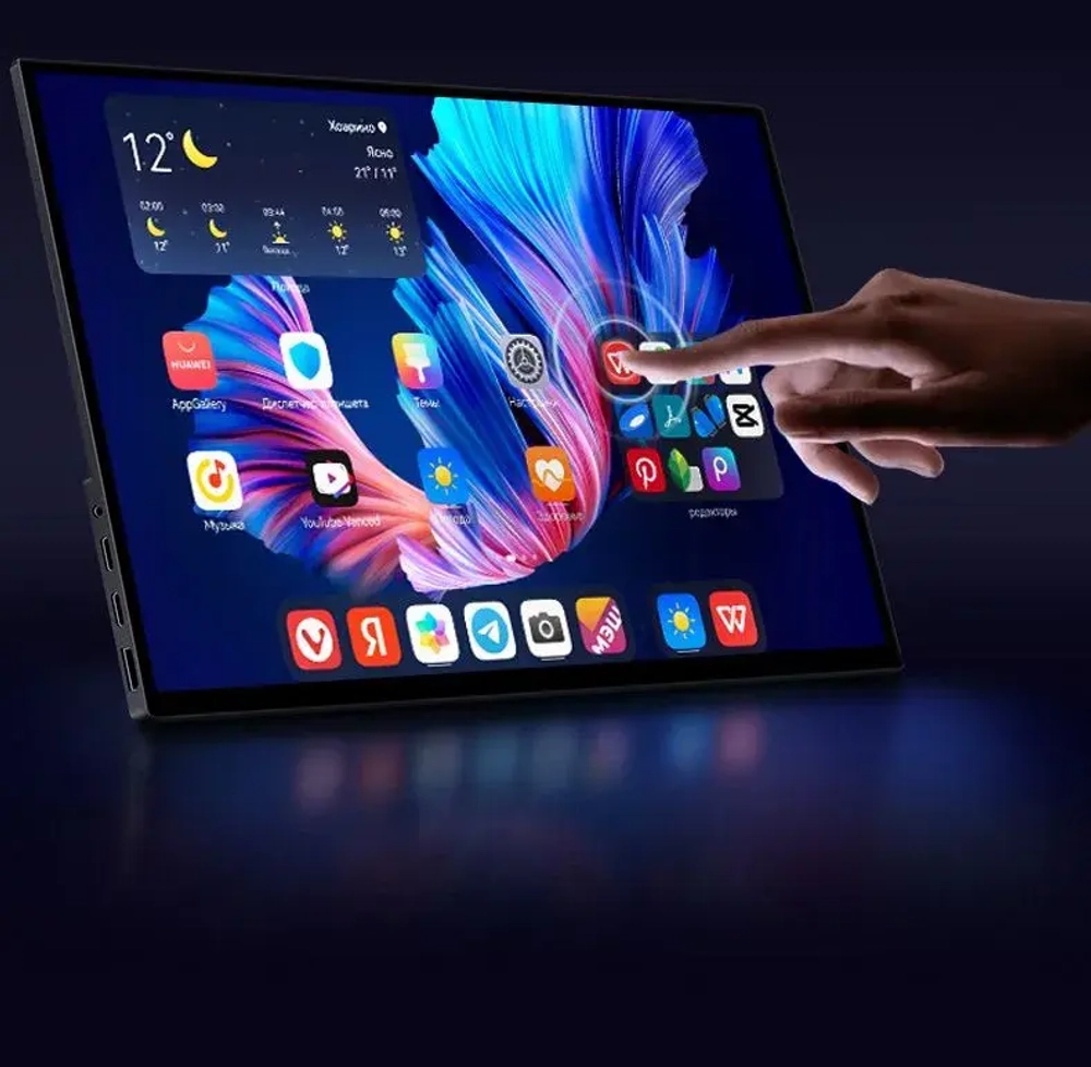 16" Портативный сенсорный монитор VCHANCE FHD IPS 1920x1200, 120 Гц