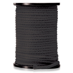 Черная веревка для связывания Bondage Rope - 60,9 м. (Цвет: черный)