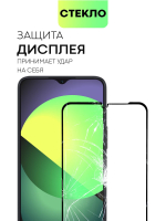 Защитное стекло BROSCORP для Honor X6a (арт. HW-HX6A-FSP-GLASS-BLACK)