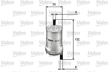 VALEO - 587021-VAL - Fuel Filter
