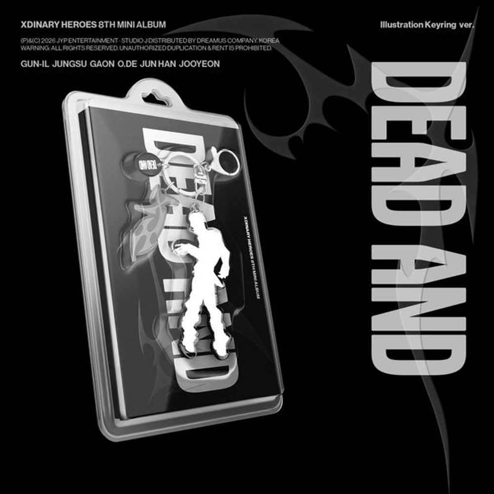 Альбом Xdinary Heroes - DEAD AND (Illustration Keyring Ver.)