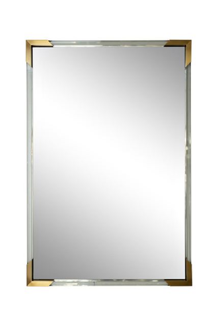 Зеркало декоративное 92x61см Garda Decor с золотыми вставками