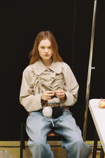Короткий тренч с застежкой - ZARA