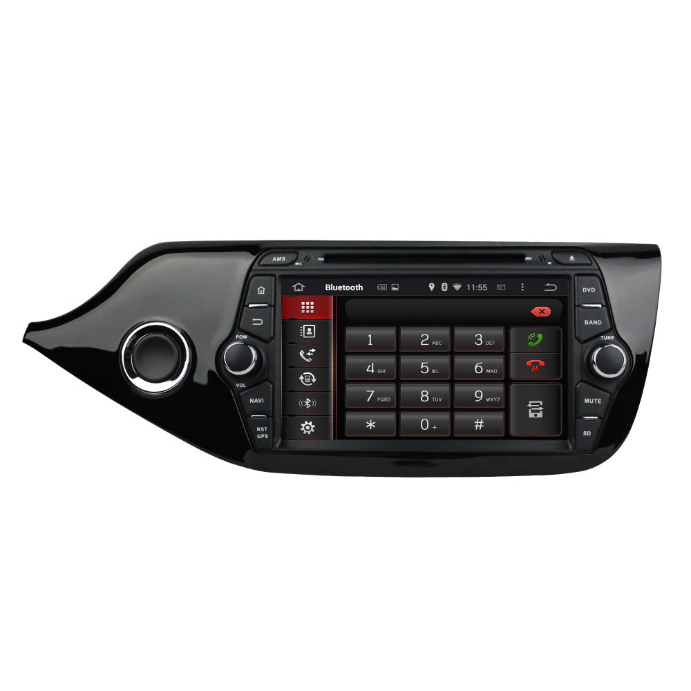 Установочный комплект для KIA Ceed II 2012+ (рамка глянец)  KUBERG KD-8055-P30