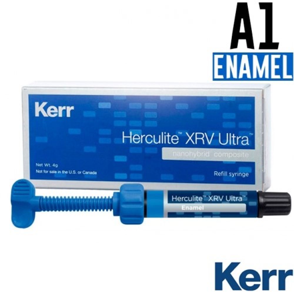 Herculite XRV Ultra Enamel А1, шприц 4гр, наногибридный композит