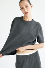 Тонкая трикотажная футболка — стандартная длина, оверсайз - H&M